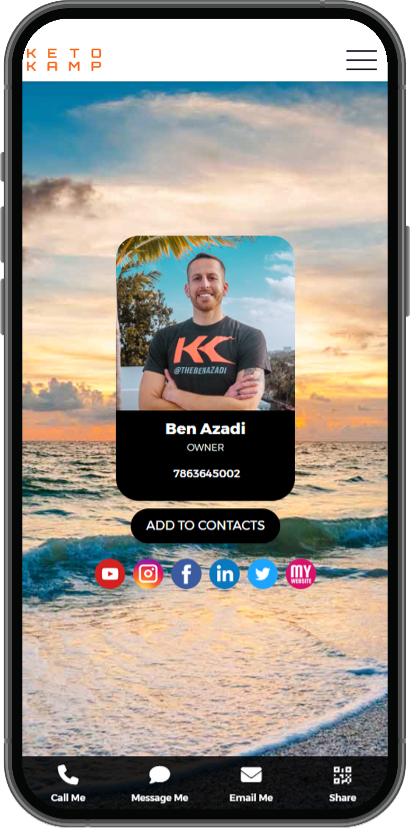 a clients instacard - Ben Azadi